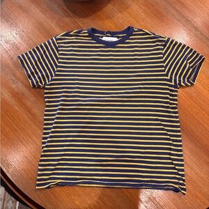 Corridor nyc Navy and Yellow Men's Short Sleeve Tee